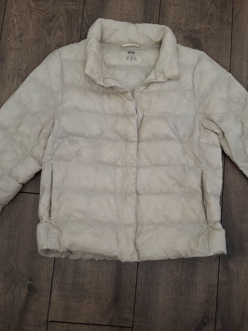 Uniqlo Women's Puffer Jacket - Off-White